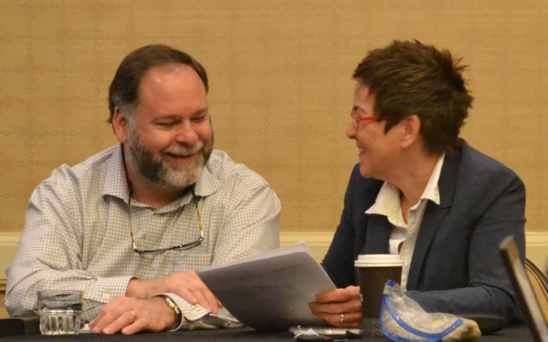 John Auwaerter (Senior Technical Consultant) and Molly Kelly (Vice President, Digital Services) are all smiles at the Zuri Group retreat in Carlsbad, CA.
