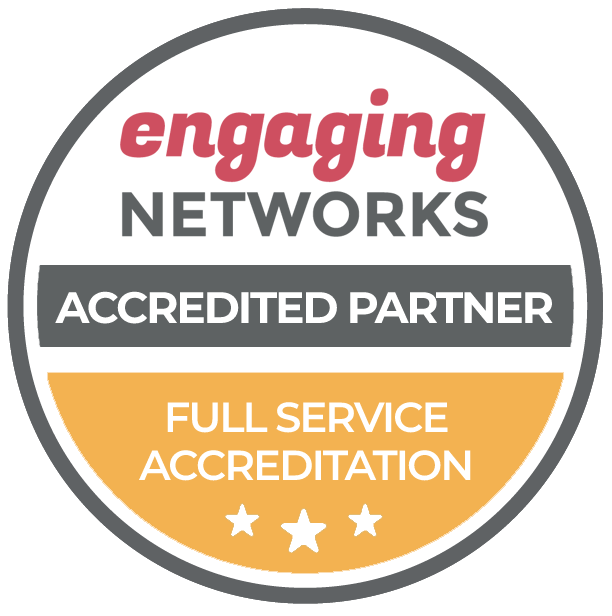 Engaging Networks Full Service Accredited Partner Badge